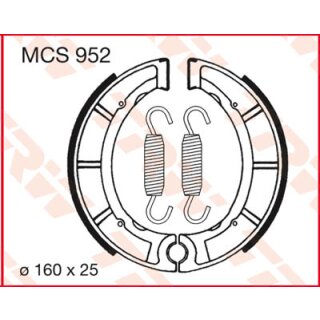 Yamaha DT 250 400 Bremsbeläge Bremstrommel Brake Shoe Kit Bremsbacken TRW/Lucas MCS 952