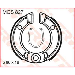 Bremsbeläge Bremstrommel Brake Shoe Kit Bremsbacken TRW/Lucas MCS 827