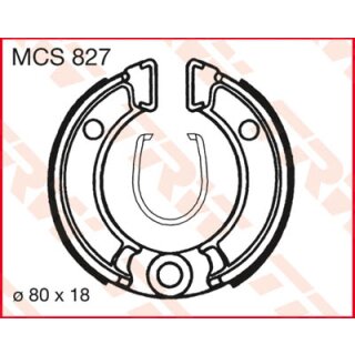 Bremsbeläge Bremstrommel Brake Shoe Kit Bremsbacken TRW/Lucas MCS 827