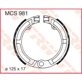 Bremsbeläge Bremstrommel Brake Shoe Kit Bremsbacken TRW/Lucas MCS 981
