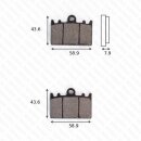 Bremsbelag Bremsbeläge Brake Pad Set  TRW/Lucas MCB 643