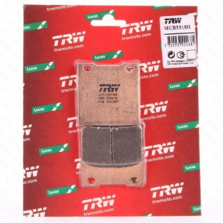 Bremsbelag Bremsbeläge Brake Pad Set  TRW/Lucas MCB 531 SH