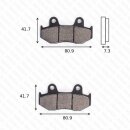 Bremsbelag Bremsbeläge Brake Pad Set  TRW/Lucas MCB...