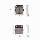 Bremsbelag Bremsbeläge Brake Pad Set  TRW/Lucas MCB 538