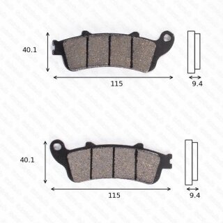 Bremsbelag Bremsbeläge Brake Pad Set  TRW/Lucas MCB 693 SH