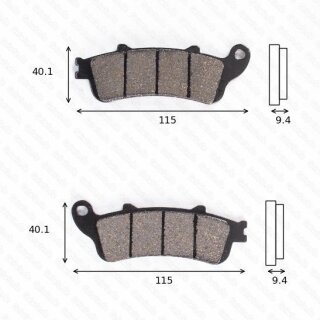 Bremsbelag Bremsbeläge Brake Pad Set  TRW/Lucas MCB 693 SH