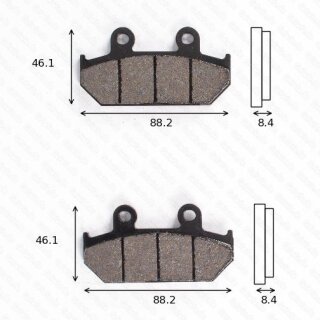 Bremsbelag Bremsbeläge Brake Pad Set  TRW/Lucas MCB 751SH