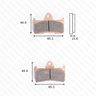 Bremsbelag Bremsbeläge Brake Pad Set  TRW/Lucas MCB 756 RSI ohne ABE