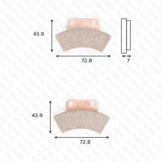 Bremsbelag Bremsbeläge Brake Pad Set  TRW/Lucas MCB 668 SI