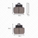 Bremsbelag Bremsbeläge Brake Pad Set  TRW/Lucas MCB 782