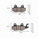 Bremsbelag Bremsbeläge Brake Pad Set  TRW/Lucas MCB...