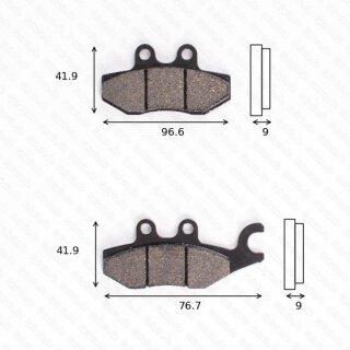 Bremsbelag Bremsbeläge Brake Pad Set  TRW/Lucas MCB 771 SRM