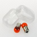 CBP Blinkerglas KLAR/BIRNE ORANGE, PAAR DUCATI/ TRIUMPH/...