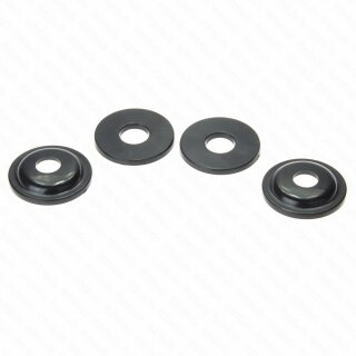 SHIN YO Montageplatten INDY SPACER ISO1Universal, rund für Mini-Blinker, schwarz, Set