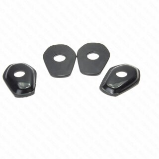 SHIN YO Montageplatten INDY SPACER ISS2 (ISO1) für Mini-Blinker für Suzuki, schwarz, Set, SV 650/SV 1000, ab 03, GSXR 600/750/1000, ab 02