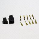CBP Vielfachstecker JP2,8 SW 4 polig SCHWARZ