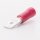 Flachstecker für KabelStärke 0,5-1,5 mm, Steckerbreite 6,3 mm, teilisoliert PVC, rot, 100er pack