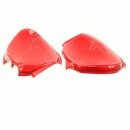 Honda CB 750 Four K1-K6 Seitendeckel Lacksatz Candy Ruby Red Cover Set R4c OE-Repro