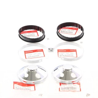 Honda CB 750 Four K0 K1 K2 Chromplatten Gummi Halter SET Instrumente Kit speedometer tachometer