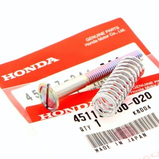 Honda CB 350 400 500 550 750 Four Schraube + Feder Bremssattel Einstellschraube
