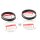Honda CB 750 Four K0 K1 K2 Chrom Spangen Gummi Set Tacho Drehzalmesser Bracket Kit Gauges