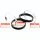 Honda CB 750 Four K0 K1 K2 Chrom Spangen Gummi Set Tacho Drehzalmesser Bracket Kit Gauges