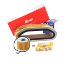 Honda CB 750 Four K0-K6 K7 K8 F1 F2 Inspektion Set Filter Kerzen Dichtringe OEM Japan Qualität