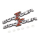 Honda CB 500 Four Seitendeckel Emblem Set Rechts + Links...