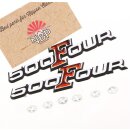 Honda CB 500 Four Seitendeckel Emblem Set Rechts + Links...