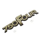 Honda CB 750 Four F F2 Seitendeckel Emblem Schriftzug + 2...