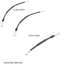 Honda CBX 1000 CB1 Bremsleitung Set vorn oben und unten Brake Hose Kit Front