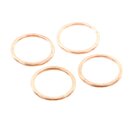 4x Krümmerdichtung Gasket Exhaust Honda...