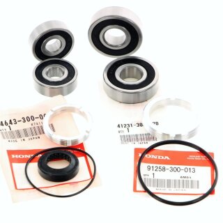 Honda CB 750 Four K0-K6 K7 KZ Radlager Sicherungsring Satz Vorne Hinten Full Bearing Retainer Set