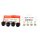 Honda CB 350 400 500 550 750 Four K Schrauben Gummis Set 2 Nummernschildhalter