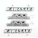 Kawasaki Z1 Z1B Heckverkleidung Seitendeckel Emblem Kit...