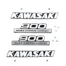 Kawasaki Z 900 Z1 Z1B Tank Seitendeckel Emblem Set Tank...