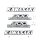 Kawasaki Z 900 Z1 Z1B Tank Seitendeckel Emblem Set Tank Side Cover Emblem Kit
