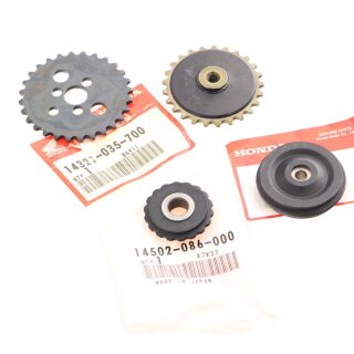 Honda ST 50 DAX Z 50 Monkey CT SL XL 70 6 Volt Rollen Zahnrad Set Steuerkette Roller Sprocket Kit