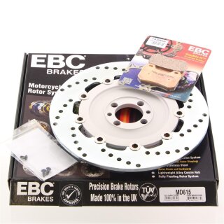 BMW K 1200 LT 1999-2008 589 2LT EBC Bremsscheibe + Beläge hinten Brake Disc + Pad Rear