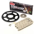 Suzuki GT 380 550 RK 530 Vinatge Kettensatz Black 15/41/110 Chain Kit