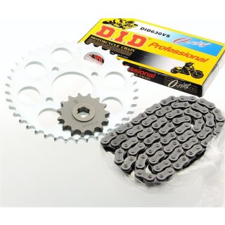 Honda CB 750 Four K7 K8 DID Kettensatz OE-Look Teilung 630 Ritzel 15 Kettenrad 41 L88 Chain Kit