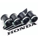 Honda CB 750 Four K1-K6 4x Schelle Silber Ansaugstutzen...
