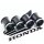 Honda CB 750 Four K1-K6 4x Schelle Silber Ansaugstutzen Ansauggummi Band Insulator Rubber