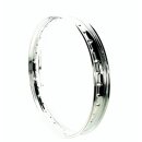 Yamaha Stahl Chrom Felgenring 1,85 x 18 Zoll Inch 36 Loch Silber Rim Steel Chrome