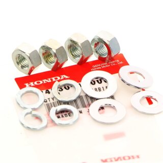Honda Original Mutter Scheiben Set Stoßdämpfer Motor Schrauben Nut Set Engine Bolt Shocks