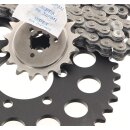 Kettensatz für Umbau 520 Teilung Ritzel 16 Kettenrad 40 Conversion Chain Kit