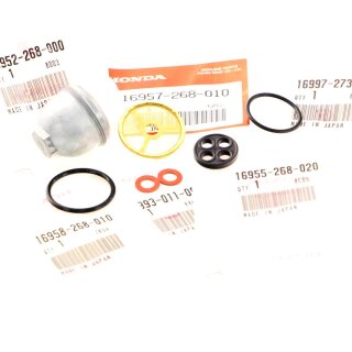 Honda CB 500 750 K0 K1 K2 Dichtsatz Repsatz Benzinhahn Repair Seal Kit Fuel Pet Cock Genuine