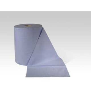 Putzrolle Papier Blau 3-Lagig 500 Blatt 38cm