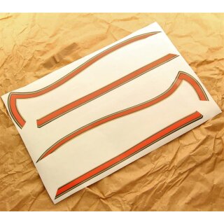 Honda CB 550 Four K3 Tankzierstreifen Rot Tank Dekor Decal Graphic Stripe