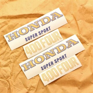 Honda CB 400 Four Tank Dekor Decal Graphic Stripe For Yellow Fuel Tank